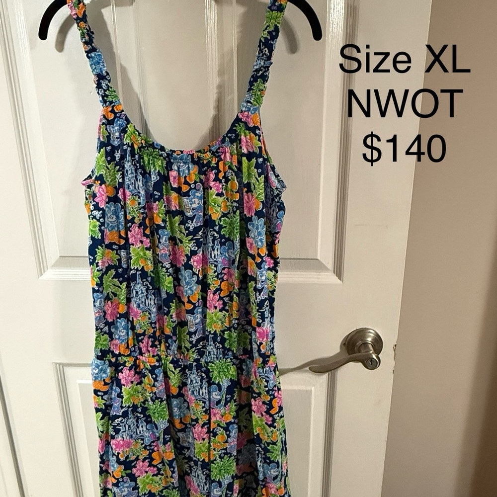 Floral Sleeveless Dress - XL